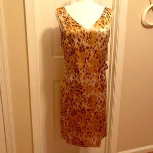 Leopard Silk Sheath